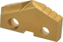 Allied Machine and Engineering - 1-13/32" Diam x 1/4" Thick, Seat Code 3, 132° Included Angle Spade Drill Insert - TiN Coated, Cobalt, Series GEN2 T-A - Americas Industrial Supply