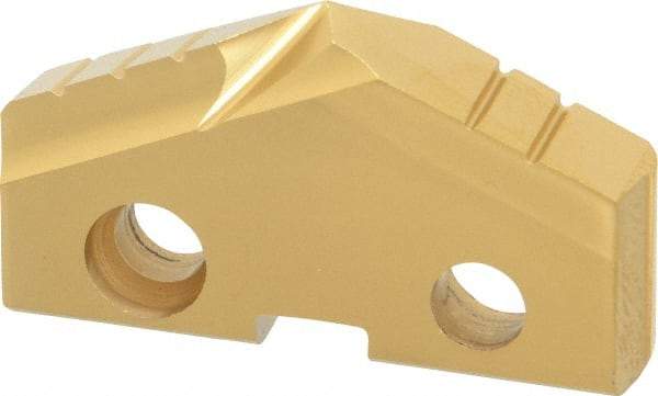 Allied Machine and Engineering - 1-7/16" Diam x 1/4" Thick, Seat Code 3, 132° Included Angle Spade Drill Insert - TiN Coated, Cobalt, Series GEN2 T-A - Americas Industrial Supply