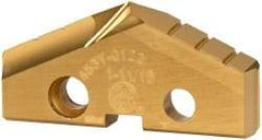 Allied Machine and Engineering - 1-11/16" Diam x 1/4" Thick, Seat Code 3, 132° Included Angle Spade Drill Insert - TiN Coated, Cobalt, Series GEN2 T-A - Americas Industrial Supply