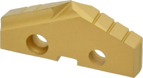 Allied Machine and Engineering - 1-23/32" Diam x 1/4" Thick, Seat Code 3, 132° Included Angle Spade Drill Insert - TiN Coated, Cobalt, Series GEN2 T-A - Americas Industrial Supply
