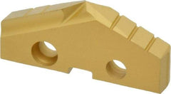Allied Machine and Engineering - 1-23/32" Diam x 1/4" Thick, Seat Code 3, 132° Included Angle Spade Drill Insert - TiN Coated, Cobalt, Series GEN2 T-A - Americas Industrial Supply
