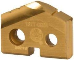 Allied Machine and Engineering - 3/4" Diam x 5/32" Thick, Seat Code 1, 132° Included Angle Spade Drill Insert - TiN Coated, High Speed Steel, Series T-A - Americas Industrial Supply
