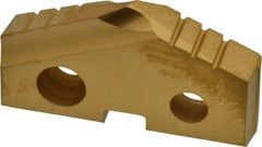 Allied Machine and Engineering - 1-1/8" Diam x 3/16" Thick, Seat Code 2, 132° Included Angle Spade Drill Insert - TiN Coated, High Speed Steel, Series T-A - Americas Industrial Supply