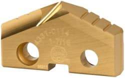 Allied Machine and Engineering - 1-7/16" Diam x 1/4" Thick, Seat Code 3, 132° Included Angle Spade Drill Insert - TiN Coated, High Speed Steel, Series GEN2 T-A - Americas Industrial Supply