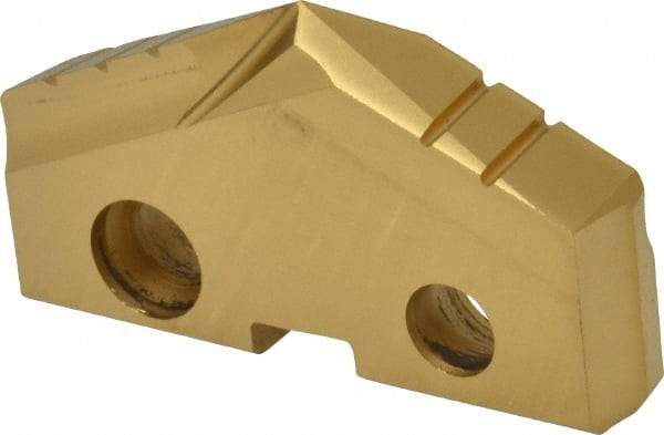 Allied Machine and Engineering - 1-15/32" Diam x 1/4" Thick, Seat Code 3, 132° Included Angle Spade Drill Insert - TiN Coated, High Speed Steel, Series GEN2 T-A - Americas Industrial Supply