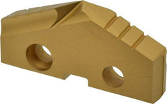 Allied Machine and Engineering - 1-19/32" Diam x 1/4" Thick, Seat Code 3, 132° Included Angle Spade Drill Insert - TiN Coated, High Speed Steel, Series GEN2 T-A - Americas Industrial Supply