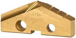 Allied Machine and Engineering - 1-13/16" Diam x 1/4" Thick, Seat Code 3, 132° Included Angle Spade Drill Insert - TiN Coated, High Speed Steel, Series GEN2 T-A - Americas Industrial Supply
