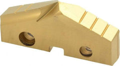 Allied Machine and Engineering - 1-15/16" Diam x 5/16" Thick, Seat Code 4, 132° Included Angle Spade Drill Insert - TiN Coated, High Speed Steel, Series GEN2 T-A - Americas Industrial Supply