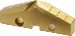Allied Machine and Engineering - 2-1/4" Diam x 5/16" Thick, Seat Code 4, 132° Included Angle Spade Drill Insert - TiN Coated, High Speed Steel, Series GEN2 T-A - Americas Industrial Supply