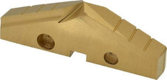 Allied Machine and Engineering - 2-15/32" Diam x 5/16" Thick, Seat Code 4, 132° Included Angle Spade Drill Insert - TiN Coated, High Speed Steel, Series GEN2 T-A - Americas Industrial Supply