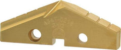 Allied Machine and Engineering - 2-1/2" Diam x 5/16" Thick, Seat Code 4, 132° Included Angle Spade Drill Insert - TiN Coated, High Speed Steel, Series GEN2 T-A - Americas Industrial Supply