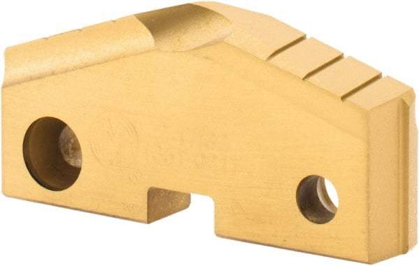 Allied Machine and Engineering - 2-17/32" Diam x 7/16" Thick, Seat Code 5, 144° Included Angle Spade Drill Insert - TiN Coated, High Speed Steel, Series T-A - Americas Industrial Supply