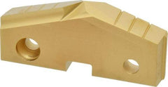 Allied Machine and Engineering - 2-3/4" Diam x 7/16" Thick, Seat Code 5, 144° Included Angle Spade Drill Insert - TiN Coated, High Speed Steel, Series GEN2 T-A - Americas Industrial Supply