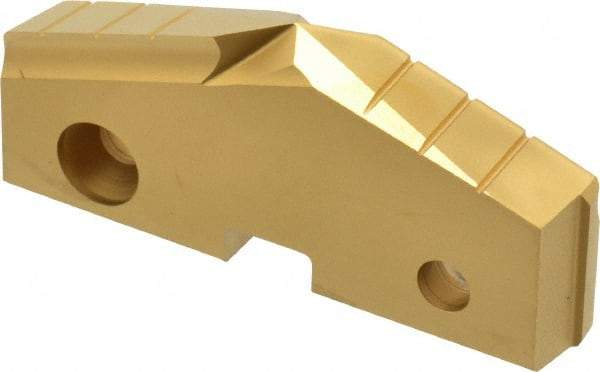 Allied Machine and Engineering - 2-13/16" Diam x 7/16" Thick, Seat Code 5, 144° Included Angle Spade Drill Insert - TiN Coated, High Speed Steel, Series GEN2 T-A - Americas Industrial Supply