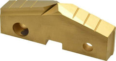 Allied Machine and Engineering - 2-7/8" Diam x 7/16" Thick, Seat Code 5, 144° Included Angle Spade Drill Insert - TiN Coated, High Speed Steel, Series GEN2 T-A - Americas Industrial Supply
