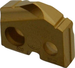 Allied Machine and Engineering - 33/64" Diam x 1/8" Thick, Seat Code 0, 132° Included Angle Spade Drill Insert - TiN Coated, Carbide, Grade K20, Series T-A - Americas Industrial Supply
