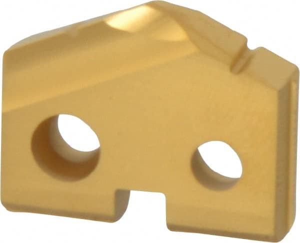 Allied Machine and Engineering - 23/32" Diam x 5/32" Thick, Seat Code 1, 132° Included Angle Spade Drill Insert - TiN Coated, Carbide, Grade K20, Series T-A - Americas Industrial Supply