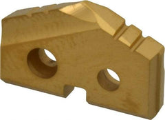 Allied Machine and Engineering - 7/8" Diam x 5/32" Thick, Seat Code 1, 132° Included Angle Spade Drill Insert - TiN Coated, Carbide, Grade K20, Series T-A - Americas Industrial Supply