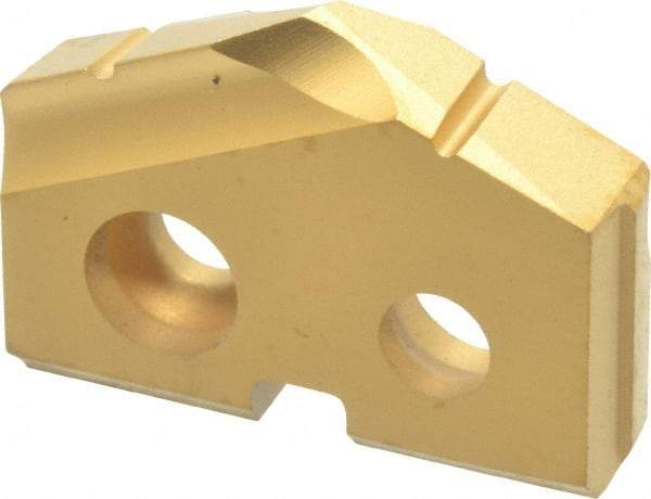 Allied Machine and Engineering - 15.5mm Diam x 1/8" Thick, Seat Code 0, 132° Included Angle Spade Drill Insert - TiN Coated, Carbide, Grade P40, Series T-A - Americas Industrial Supply