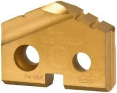 Allied Machine and Engineering - 3/4" Diam x 5/32" Thick, Seat Code 1, 132° Included Angle Spade Drill Insert - TiN Coated, Carbide, Grade P40, Series T-A - Americas Industrial Supply