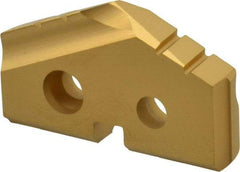 Allied Machine and Engineering - 15/16" Diam x 5/32" Thick, Seat Code 1, 132° Included Angle Spade Drill Insert - TiN Coated, Carbide, Grade P40, Series T-A - Americas Industrial Supply