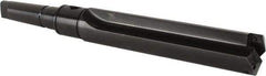 Allied Machine and Engineering - Series 5, 2-1/2 to 3-1/2" Diam, 5MT Taper Shank, Straight Flute Spade Drill - 10-3/4" Max Depth, 15-5/16" Body Length, 20-15/16" OAL, Standard Length, Through Coolant - Americas Industrial Supply