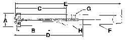 Allied Machine and Engineering - Series 2.5, 1-3/16 to 1-3/8" Diam, 4MT Taper Shank, Helical Flute Spade Drill - 7-3/8" Max Depth, 10-37/64" Body Length, 15-1/16" OAL, Standard Length, Through Coolant - Americas Industrial Supply