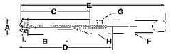 Allied Machine and Engineering - Series 2.5, 1-3/16 to 1-3/8" Diam, 4MT Taper Shank, Helical Flute Spade Drill - 7-3/8" Max Depth, 10-37/64" Body Length, 15-1/16" OAL, Standard Length, Through Coolant - Americas Industrial Supply