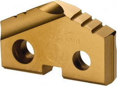 Allied Machine and Engineering - 1-1/32" Diam x 3/16" Thick, Seat Code 2, 132° Included Angle Spade Drill Insert - TiN Coated, Carbide, Grade P40, Series T-A - Americas Industrial Supply