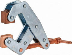 Kant Twist - 1,500 Lb, 3" Max Opening, 1-1/4" Open Throat Depth, 1-3/4" Closed Throat Depth, Cantilever Clamp - High Tensile Steel Jaw, T-Handle, 5-1/4" OAL, 5" Max Width - Americas Industrial Supply