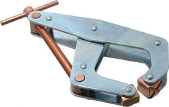 Kant Twist - 2,000 Lb, 6" Max Opening, 2-1/8" Open Throat Depth, 3-3/8" Closed Throat Depth, Cantilever Clamp - High Tensile Steel Jaw, T-Handle, 8-1/4" OAL, 8-1/4" Max Width - Americas Industrial Supply