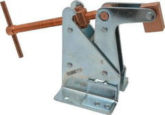 Kant Twist - 3,200 Lb Holding Capacity, 6" Max Opening Capacity, Manual Hold Down Clamp - 3-3/4" Clamp Length, 3-3/4" Clamp Width, 6-7/8" Clamp Height, Steel - Americas Industrial Supply