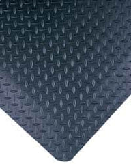 Wearwell - 20' Long x 3' Wide, Dry Environment, Anti-Fatigue Matting - Black, Vinyl with Nitrile Blend Base, Beveled on 4 Sides - Americas Industrial Supply