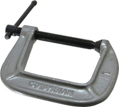 Wilton - Light-Duty 2-1/2" Max Opening, 2-1/2" Throat Depth, Ductile Iron Standard C-Clamp - 1,005 Lb Capacity, 0" Min Opening, Standard Throat Depth - Americas Industrial Supply