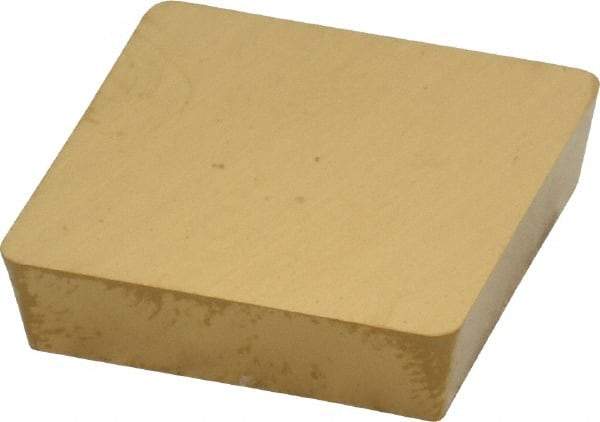 Kennametal - SPU633 Grade KC850 Carbide Turning Insert - TiC/TiCN/TiN Finish, 90° Square, 3/4" Inscr Circle, 3/16" Thick, 3/64" Corner Radius - Americas Industrial Supply