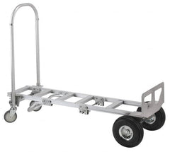 Value Collection - 61-1/2" OAH Hand Truck - Dual Loop Handle, Aluminum - Americas Industrial Supply