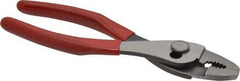 Proto - 6-11/16" OAL, 1-15/16" Jaw Length x 1-1/16" Jaw Width, Long Nose Wire Cutter Pliers - Standard Jaw, Thin Nose Head, Plastisol Handles - Americas Industrial Supply