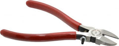 Proto - 6-1/16" OAL, Diagonal Cutter - 3/4" Jaw Length x 3/4" Jaw Width, Oval Head, Plastisol Handle - Americas Industrial Supply