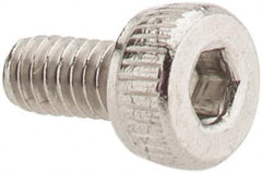 Value Collection - M2x0.40 Metric Coarse Hex Socket Drive, Socket Cap Screw - Grade 18-8 & Austenitic A2 Stainless Steel, Fully Threaded, 4mm Length Under Head - Americas Industrial Supply