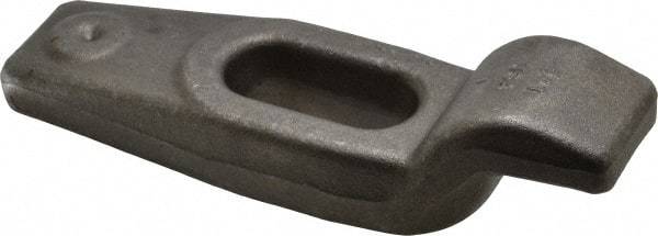 Made in USA - 6" OAL x 1-3/4" Overall Width x 1-9/16" Overall Height, Gooseneck Clamp - Grade ASTM A521, Class CA Carbon Steel, 7/16" Nose Height x 1-1/4" Nose Width, 1-11/16" Slot Len x 11/16" Slot Width, 1-1/8" Neck Len - Americas Industrial Supply