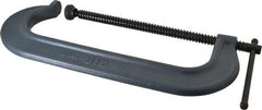Wilton - Regular-Duty 12" Max Opening, 3-7/8" Throat Depth, Forged Steel Standard C-Clamp - 8,000 Lb Capacity, 1-1/8" Min Opening, Standard Throat Depth - Americas Industrial Supply