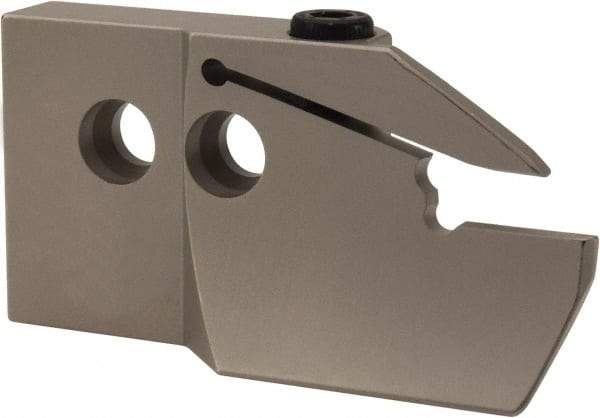 Iscar - 4mm Groove Width, 25mm Max Depth of Cut, Right Hand Cut, HFAE Indexable Grooving Blade - DGN/DGNC/DGNM-C, DGN/DGNM-J/JS/JT, DGN-UT/UA, GRIP, HFPR/L, HGPL Insert Style, Series Heliface - Americas Industrial Supply