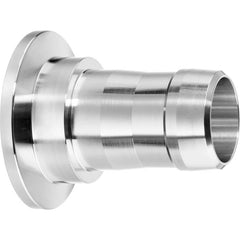 Metal Vacuum Tube Fittings; Material: Stainless Steel; Fitting Type: Hose Adapter; Tube Outside Diameter: 0.750; Fitting Shape: Straight; Connection Type: Barb; Quick-Clamp; Maximum Vacuum: 0.0000001 torr at 72 Degrees F; Thread Standard: None; Flange Out