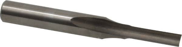 Onsrud - 5/32" Diam, 1/4" Shank Diam, 9/16" Length of Cut, 1 Flute Single Edge Straight Router Bit - 2" Overall Length, Right Hand Cut, Solid Carbide - Americas Industrial Supply