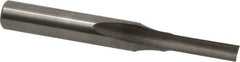 Onsrud - 5/32" Diam, 1/4" Shank Diam, 9/16" Length of Cut, 1 Flute Single Edge Straight Router Bit - 2" Overall Length, Right Hand Cut, Solid Carbide - Americas Industrial Supply