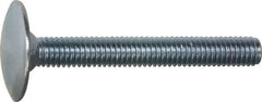 Value Collection - 3/8-16, 1-1/4" Length Under Head, Step Bolt - 1-1/4" Head Diam, 1006-1050 Steel, Zinc-Plated Finish - Americas Industrial Supply