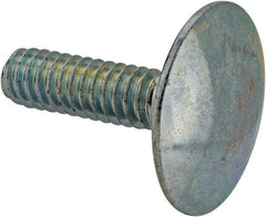 Value Collection - 1/4-20, 7/8" Length Under Head, Step Bolt - 27/32" Head Diam, 1006-1050 Steel, Zinc-Plated Finish - Americas Industrial Supply