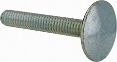 Value Collection - 5/16-18, 2" Length Under Head, Step Bolt - 1-1/16" Head Diam, 1006-1050 Steel, Zinc-Plated Finish - Americas Industrial Supply