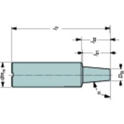 E16-A20-CE-175 Milling Cutters With Exchangeable Solid Cutting Head - Americas Industrial Supply