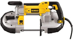 DeWALT - 120 Volt, Electric Handheld Bandsaw - 2.44 m Cord Length, 5 Inch (Round) and 5 x 4-3/4 Inch (Rectangular) Depth of Cut, 100 and 350 SFPM, 10 Amp - Americas Industrial Supply